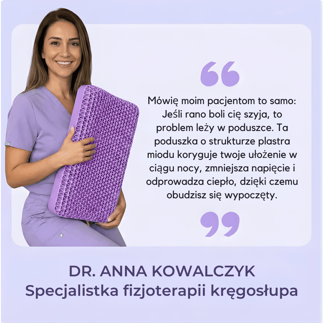 Somniva™ – ergonomiczna poduszka na ból szyi i karku
